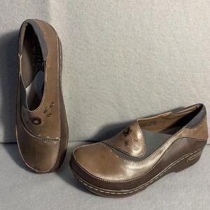 Spring Step L'Artiste Women's Burbank Shoes Clogs Sz 8.5 Leather shoes Brown